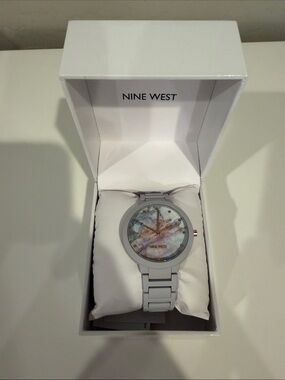 Nine West Marble Dial Accent Watch